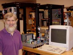 Dale Petty in the Industrial Electronics Lab